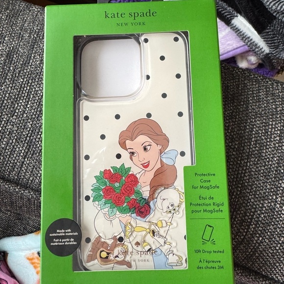 kate spade Other - kate spade White Protective Case Belle beauty and the beast collection